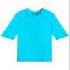 Kanu Surf Big Boys' Fiji UPF 50+ Sun Protective Rashguard, Aqua, X-Small (6) view 1