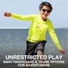 Kanu Surf Boy's Platinum Long-Sleeve Rashguard, Yellow, Large (12) view 4