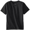 Kanu Surf Boys' Short Sleeve UPF 50+ Rashguard Swim Shirt, Solid Black, X-Small (6) view 1