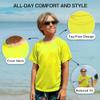 Kanu Surf Boys' Short Sleeve UPF 50+ Rashguard Swim Shirt, CB Yellow, 4T view 3