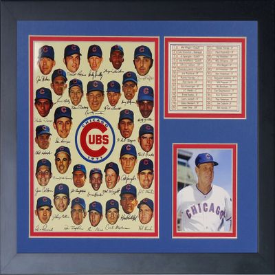 Legends Never Die 1971 Chicago Cubs Framed Photo Collage, 11x14-Inch
