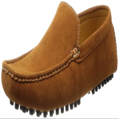 AN by LUCIUS Driving Shoes Original Boat Shoe Slip-On Loafer Mens Casual Shoes Suede Shoes Moccasin Training Shoes Flat Low Comfort Shoes Camel ,43 EU (US Men's 10 M)