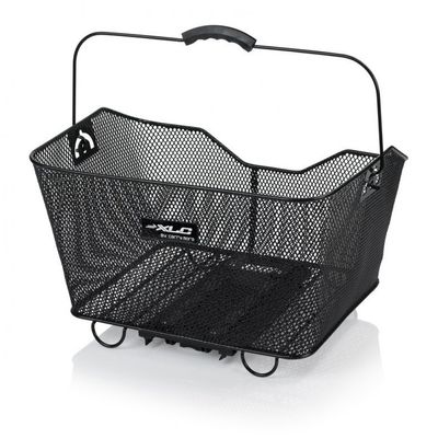 XLC Unisex Adult BA-B04 Basket Carry More, Black, 324 x 215 x 415