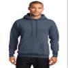 Port & Company Men's Comfort Perfect Hooded Long Sleeve Sweatshirt,XX-Large,Steel Blue view 1