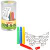 Rhode Island Novelty Color Your Own Butterfly Tube (1 Set) view 1