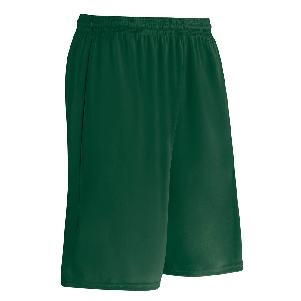 CHAMPRO Unisex-Youth Clutch Basketball Shorts, Forest Green, Large