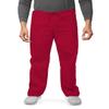 Adar Durable Unisex Scrubs Set - Classic V-Neck Scrub Top & Drawstring Scrub Pants For Men & Women - 701 - Red - XXS view 4