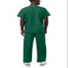 Adar Durable Unisex Scrubs Set - Classic V-Neck Scrub Top & Drawstring Scrub Pants For Men & Women - 701 - Hunter Green - L view 2