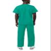 Adar Durable Unisex Scrubs Set - Classic V-Neck Scrub Top & Drawstring Scrub Pants For Men & Women - 701 - Surgical Green - 4X view 2