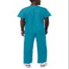 Adar Durable Unisex Scrubs Set - Classic V-Neck Scrub Top & Drawstring Scrub Pants For Men & Women - 701 - Teal Blue - 2X view 2