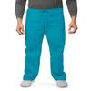 Adar Durable Unisex Scrubs Set - Classic V-Neck Scrub Top & Drawstring Scrub Pants For Men & Women - 701 - Teal Blue - 2X view 4