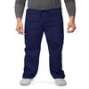 Adar Durable Unisex Scrubs Set - Classic V-Neck Scrub Top & Drawstring Scrub Pants For Men & Women - 701 - Navy - XS view 4