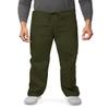 Adar Durable Unisex Scrubs Set - Classic V-Neck Scrub Top & Drawstring Scrub Pants For Men & Women - 701 - Olive - S view 4