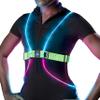 noxgear Tracer2 Multicolor Light Up and Reflective Running Vest | Adjustable Fit, Rechargeable, Waterproof | Running Lights for Runners, Cyclist and Walkers | High Visibility Vest (Size: Med-Large) view 1
