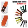 FUJI Kids Brazilian Jiu Jitsu Belt with Rank Bar, BJJ Belt for Children, Orange, Size A4 view 4