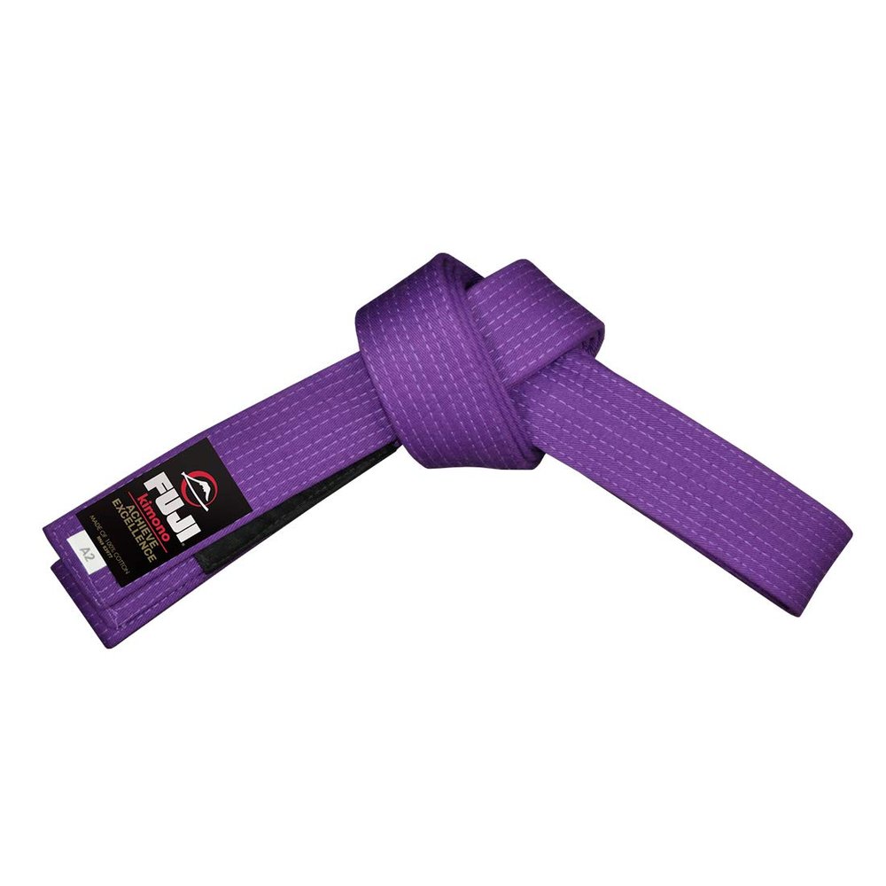 FUJI Premium Cotton Blend BJJ Belt Purple, A2