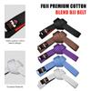 FUJI  Premium Cotton Blend BJJ Belt Purple, A2 view 4