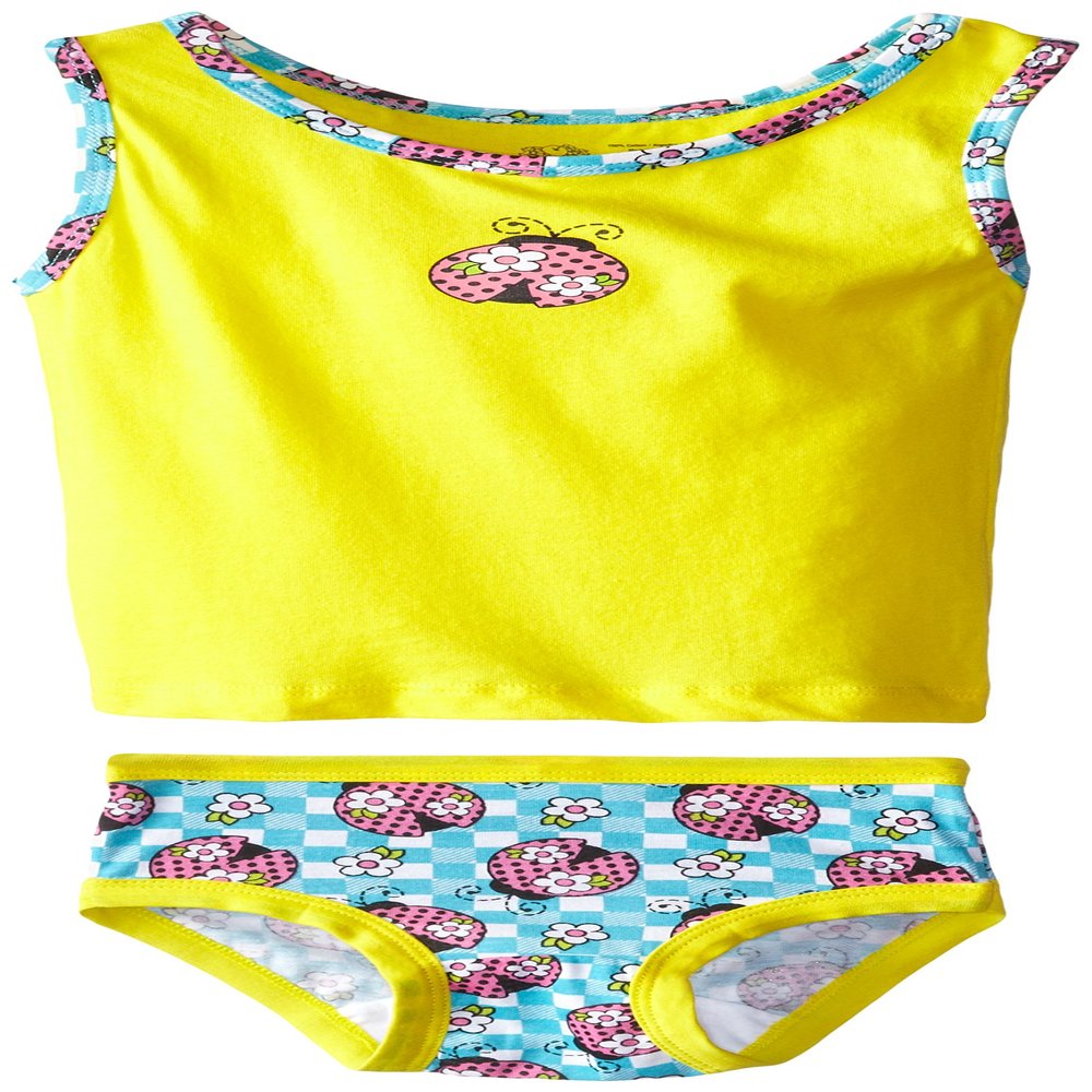 Fruit of the Loom Little Girls' Tank and Brief Set, Multi, 4T