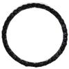 Sterling Silver Floating Circle Micro Pave CZ Pendant Black Rhodium Finish, 7/8 inch in Diameter view 1