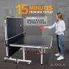 JOOLA Rally TL Professional MDF Indoor Ping Pong Table w/Quick Clamp Table Tennis Net & Post Set - 10 Minute Easy Assembly - Corner Ball Holders - Tournament Quality - Includes Playback Mode view 2