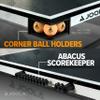 JOOLA Rally TL Professional MDF Indoor Ping Pong Table w/Quick Clamp Table Tennis Net & Post Set - 10 Minute Easy Assembly - Corner Ball Holders - Tournament Quality - Includes Playback Mode view 3