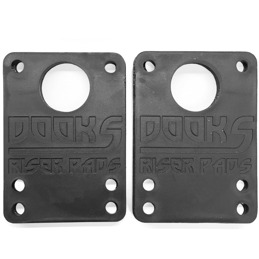 Dooks 1/2" Risers Single Set Skateboarding Risers Pads