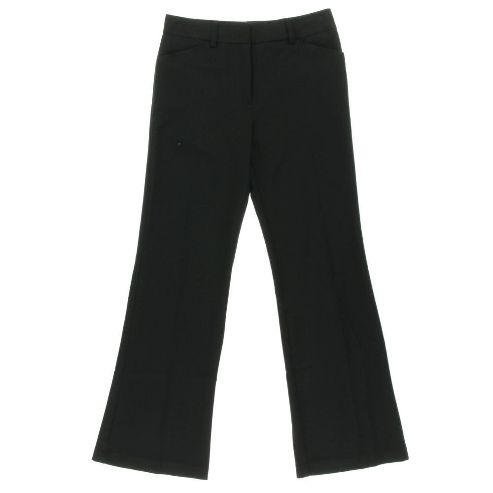 Amy Byer Girls' Size 7-16 School Uniform Pants with Stretch, New Black, 12