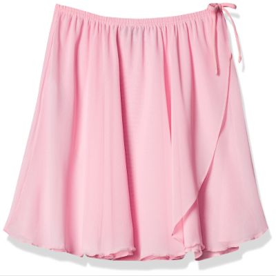 Jacques Moret Little Girls Dance Basic Wrap Skirt, Pink, Small(6-7)
