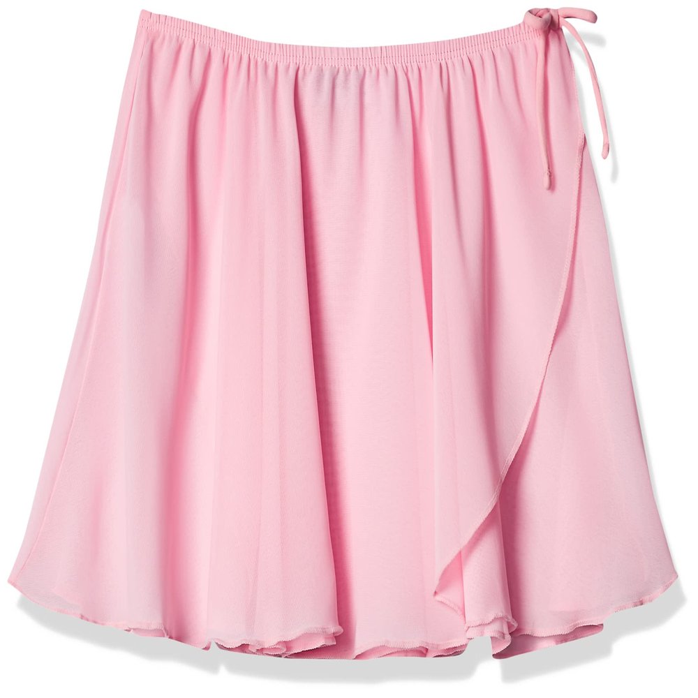Jacques Moret Little Girls Dance Basic Wrap Skirt, Pink, Small(6-7)
