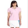 Greg Norman Collection Women's Protek Micro Pique Polo Shirt, Panther, 3X-Large view 1