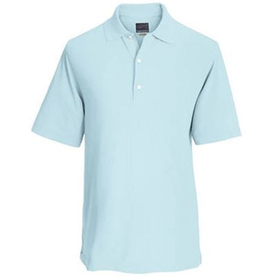 Greg Norman Men's Protek Micro Pique Polo, Polar, Small