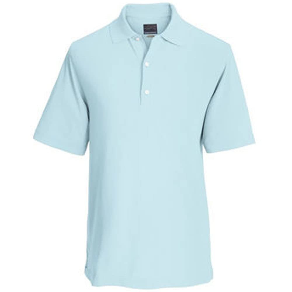 Greg Norman Men's Protek Micro Pique Polo, Polar, Small