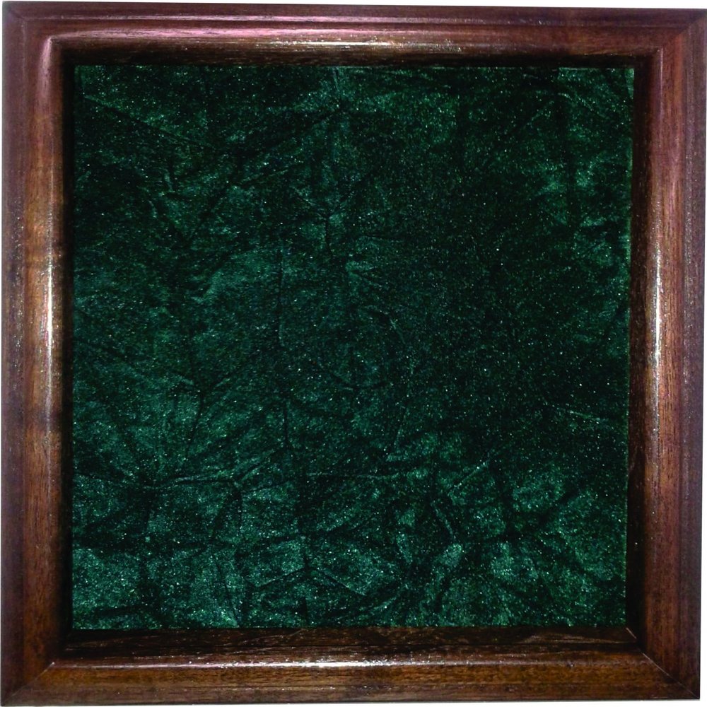 All American Gifts Single or Double Medal Awards Display Case (Green Velvet)