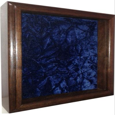 All American Gifts Single or Double Medal Awards Display Case (Black Velvet)
