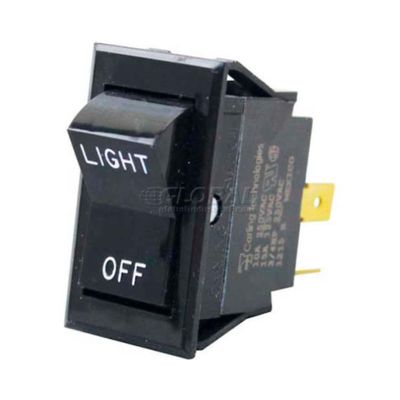 Montague 23129-0 Black Rocker Switch Fits 7/8 X 1-1/2 Hole Dpst For Montague Oven 115Aei 421310