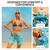 Kanu Surf Women's UPF 50+ Active Swim Board Short (Reg & Plus Sizes), Oceanside Aqua/Blue, 0 view 3