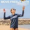 Kanu Surf Women's Keri Long-Sleeve UPF 50+ Rashguard, Slate Grey, Medium view 3