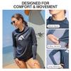 Kanu Surf Women's Keri Long-Sleeve UPF 50+ Rashguard, Slate Grey, Medium view 4