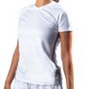 Kanu Surf Women's UPF 50+ Short Sleeved Active Swim Shirt Rashguard & Workout Top, White/Grey, Medium view 1