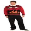 Forum Novelties Adult Extra Large Ugly Christmas Eve Sweater, Multi, X-Large view 3