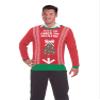 Forum Novelties Under The Mistletoe Ugly Christmas Crew Neck Sweater,Long Sleeve, Medium view 1