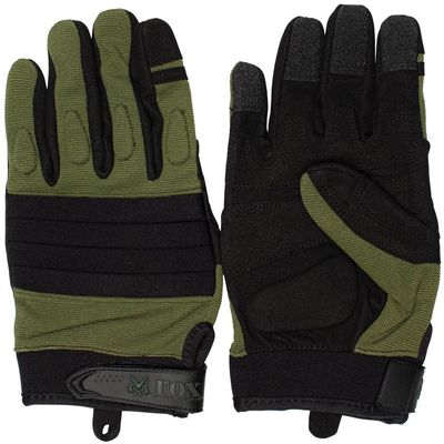 Fox Outdoor 79-700 S Flex-Knuckle Raid Gloves - Olive Drab S