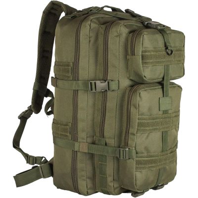 FOX OUTDOOR PRODUCTS Stryker Transport Pack | 48L MOLLE Tactical Backpack w/Organizer Pockets, Gear Straps, Olive Drab
