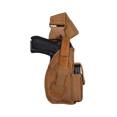 Fox Outdoor Products SAS Tactical Leg Holster, Left, 4", Coyote