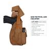 Fox Outdoor Products SAS Tactical Leg Holster, Left, 4", Coyote view 2