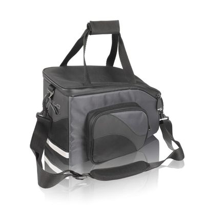XLC Unisex Adult's Carry More BA-S47 Pannier Rack Bag, Black and Anthracite, 160x180x350
