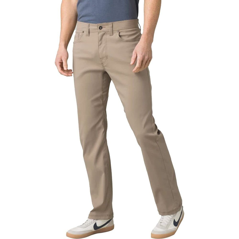 prAna Men's Brion Pant, Dark Khaki, 40W x 32L