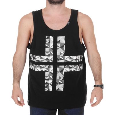 LRG Men's More Forward Than Future Tank Top, Black, 2XL