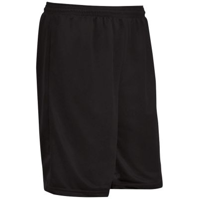 Champro Boss 7" Inseam Polyester Short, Adult X-Large, Black