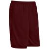 Champro Boss 7" Inseam Polyester Short, Adult Large, Maroon view 1